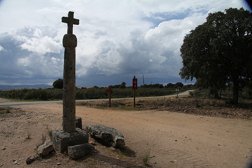 Cruz de la Figalina, entre Fornillos y PInilla de Fermoselle