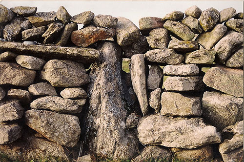 Muro de una cortina en Bermillo de Sayago