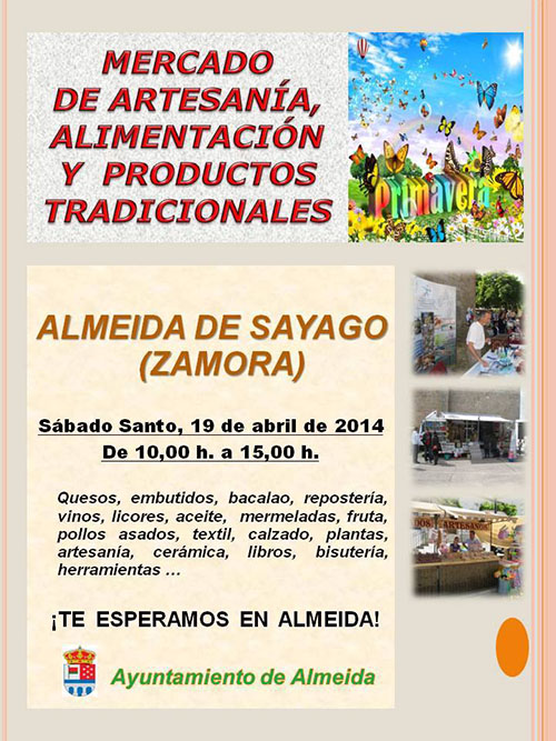 Mercado de artesanía, alimentación y productos tradicionales en Almeida de Sayago
