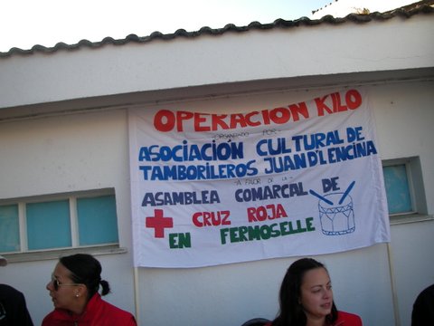 Recogida de alimentos (operación kilo) por parte de la Cruz Roja de Fermoselle