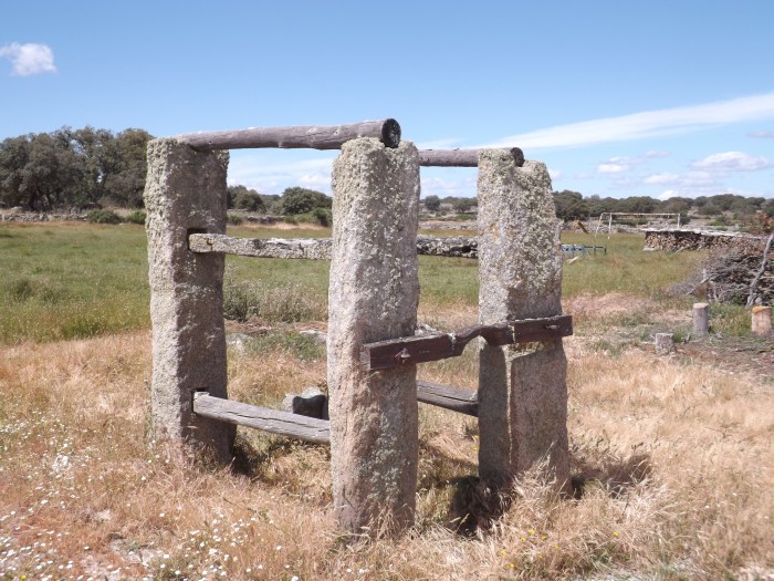 Potro de herrar caballerías