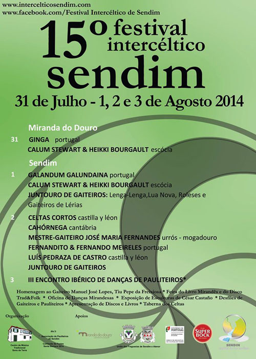 Cartel Festival Intercéltico de Sendim