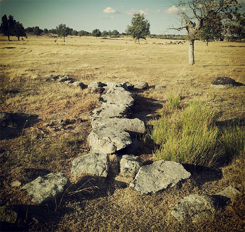 paso o pontón en la rivera de bermillo