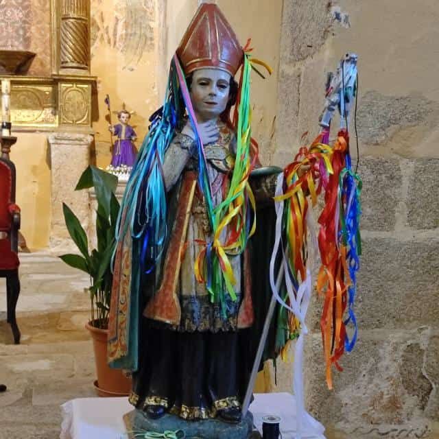 Imagen de San Blas en Carbellino, Zamora 