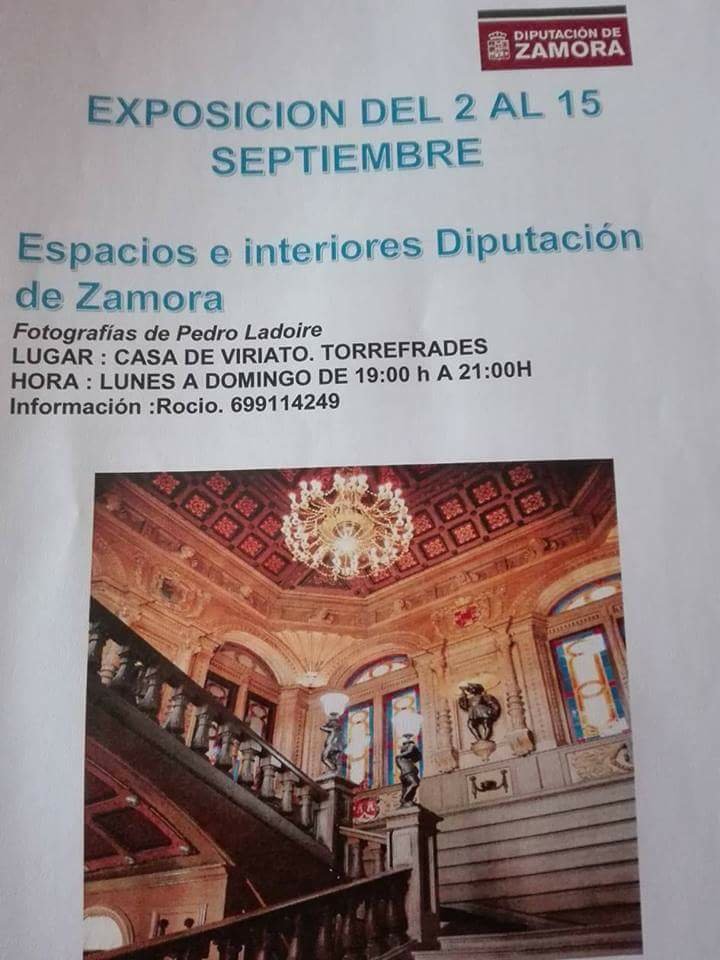 Exposicion pedro ladoire en torrefrades de sayago