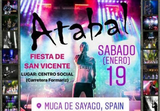Cartel Fiesta de San Vicente en Muga