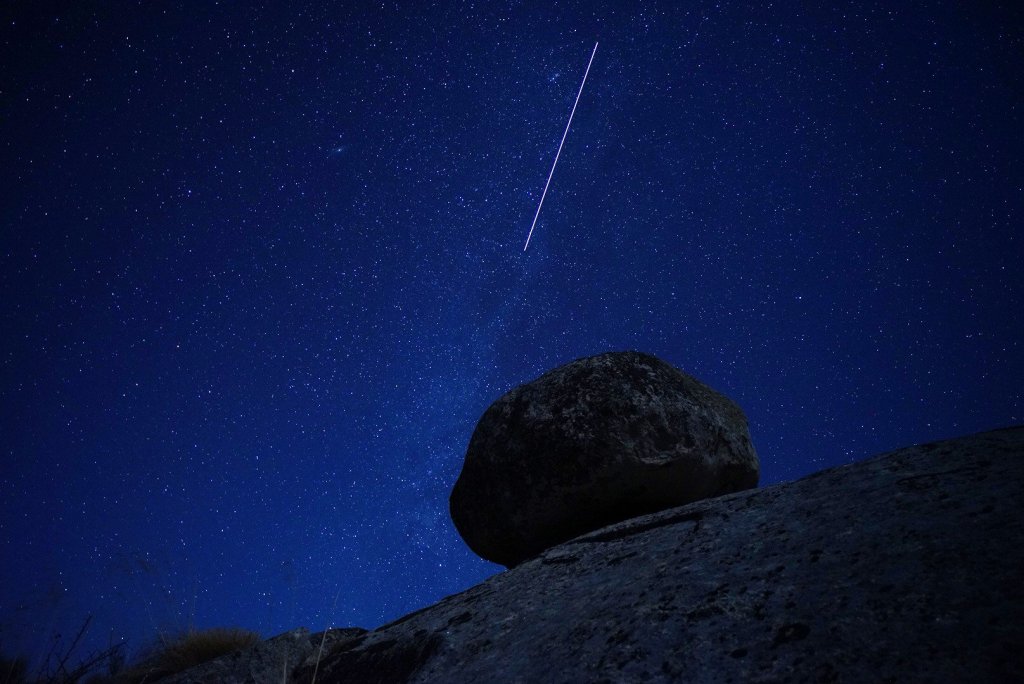 la ISS vista desde Torrefrades, Sayago, Zamora