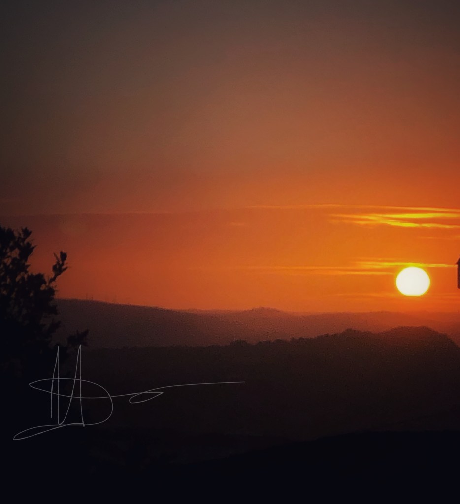 atardecer otoño diciembre en fermoselle zamora arribes del duero