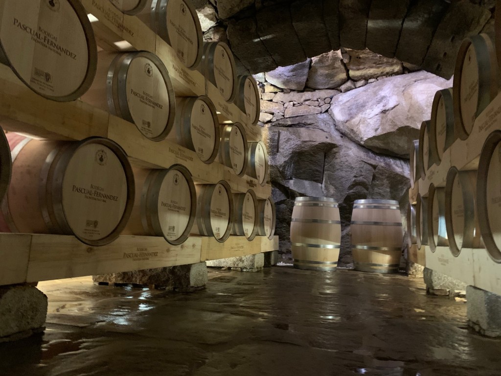 Nave de crianza de la bodega pascual fernández frontera natural en fermoselle zamora