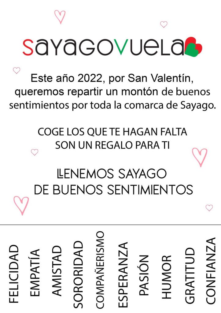 Cartel para imprimir con los mejores deseos para San Valentín