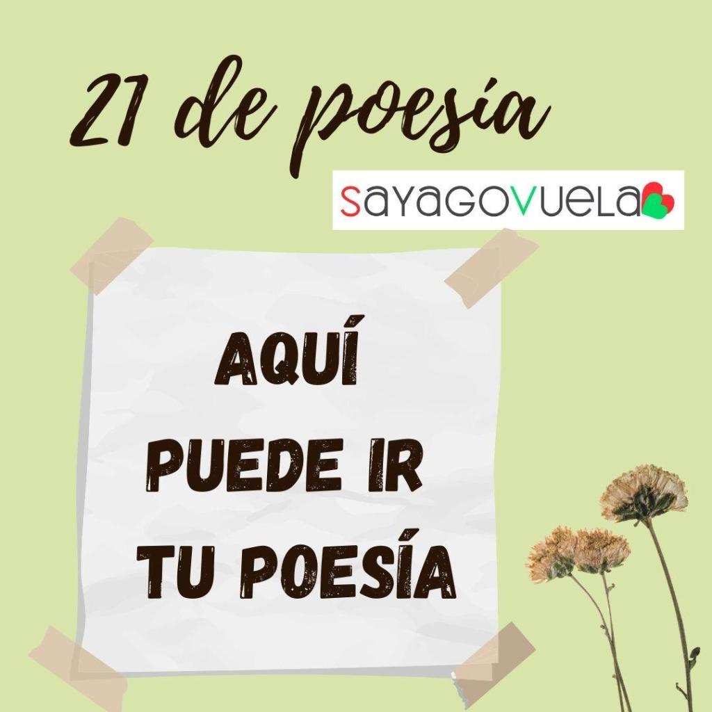 21 de poesía Sayago Vuela