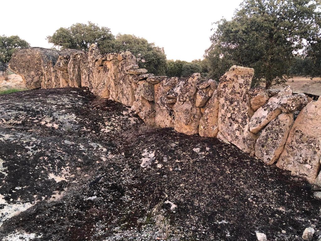 tradicionales cercas de piedra en la comarca de sayago. Concretamente en el municipio de Salce. Fotos de Jorge del Barrio