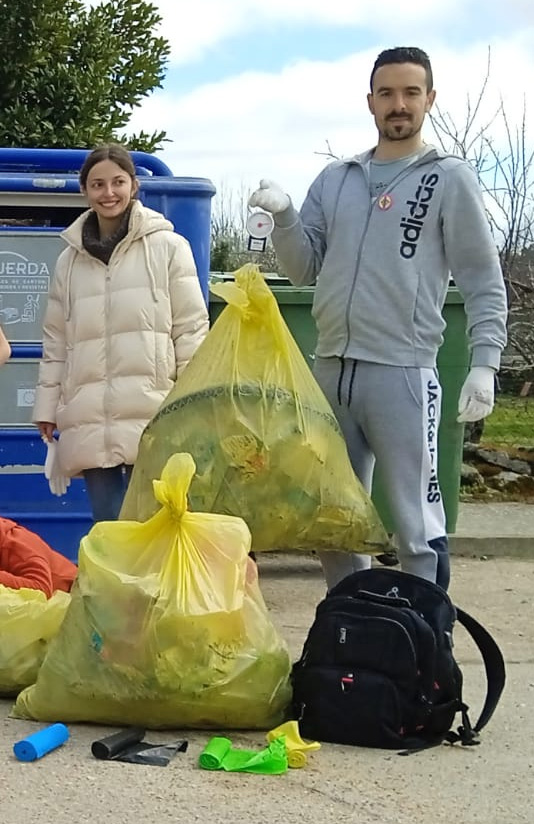 recogida de basuraleza en almeida de sayago