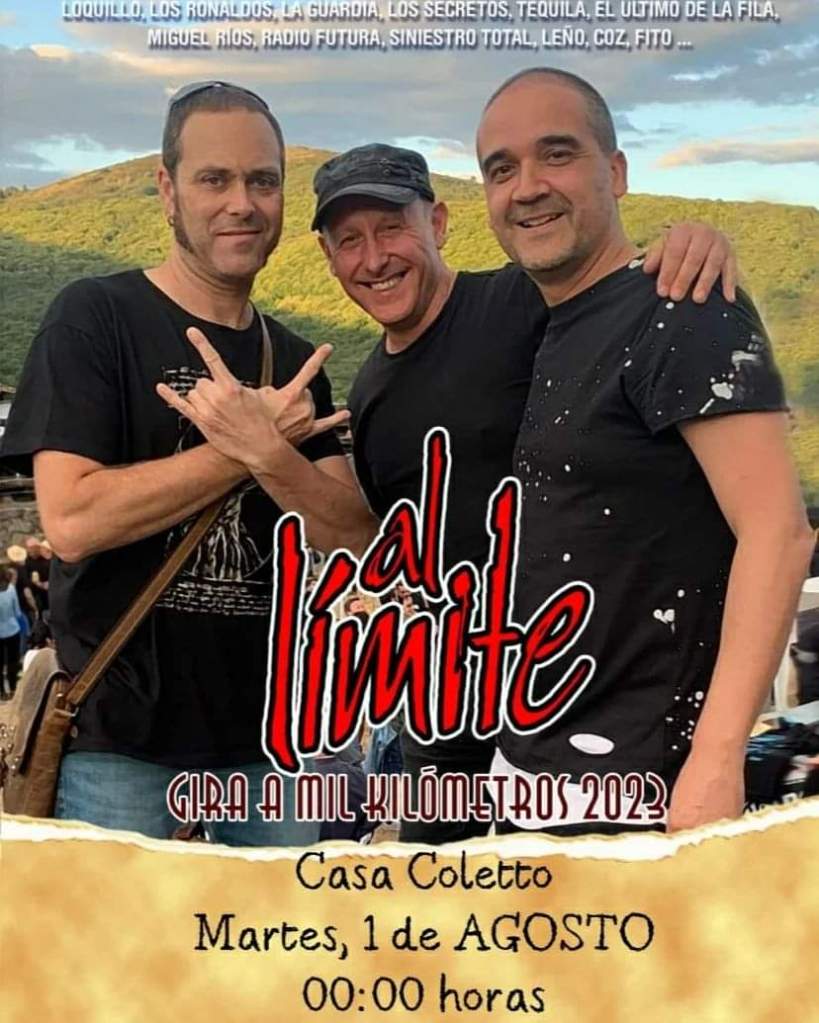 concierto de al límite tributo a loquillo, los ronaldos, la guardia, los secretos, tequila, el último de la fila, miguel ríos, radio futura, siniestro total, leño, coz y fito
