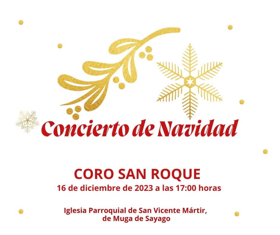 concierto de navidad del coro de san Vicente mártir de Muga de Sayago (Zamora)