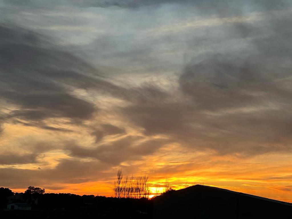 atardecer de enero desde Muga de Sayago