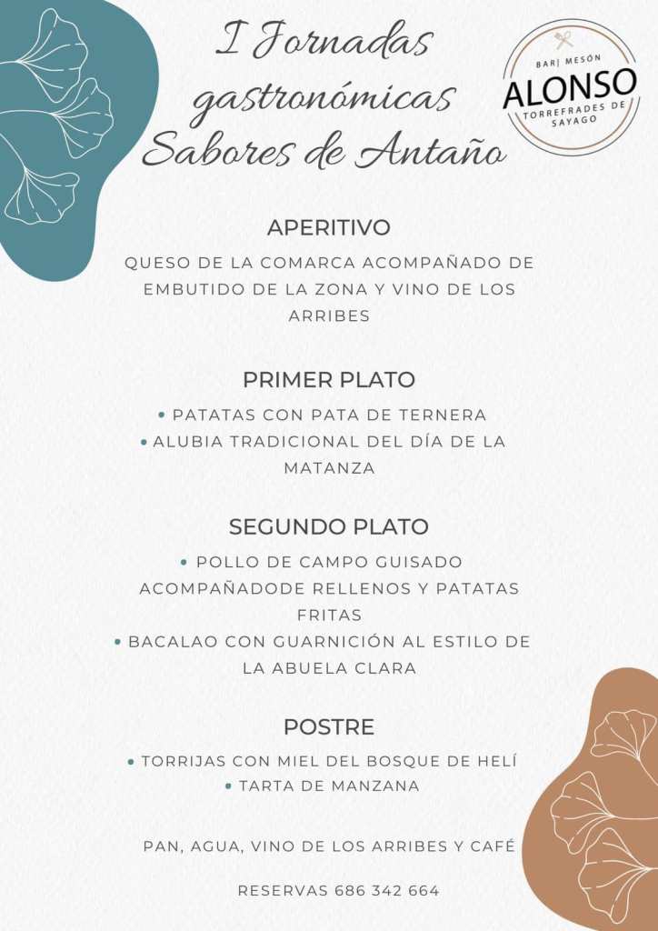 menú casa alonso torrefrades