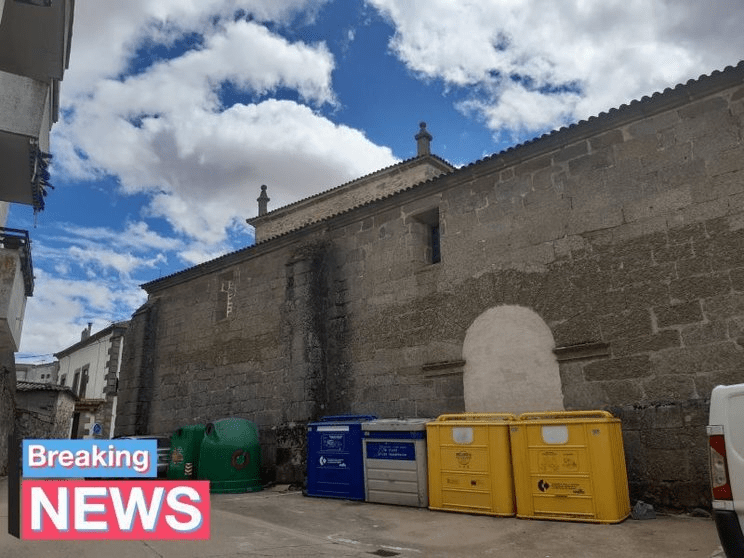 estado de los contenedores de la iglesia de Bermillo entre 2021 y 2024