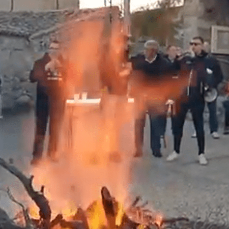 celebración de san martín en Abelón (Zamora)