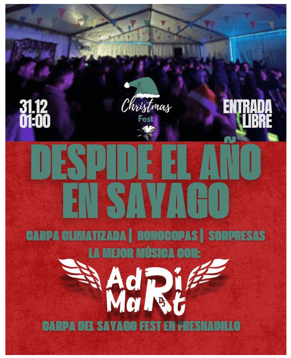 Despide el año en Fresnadillo de Sayago