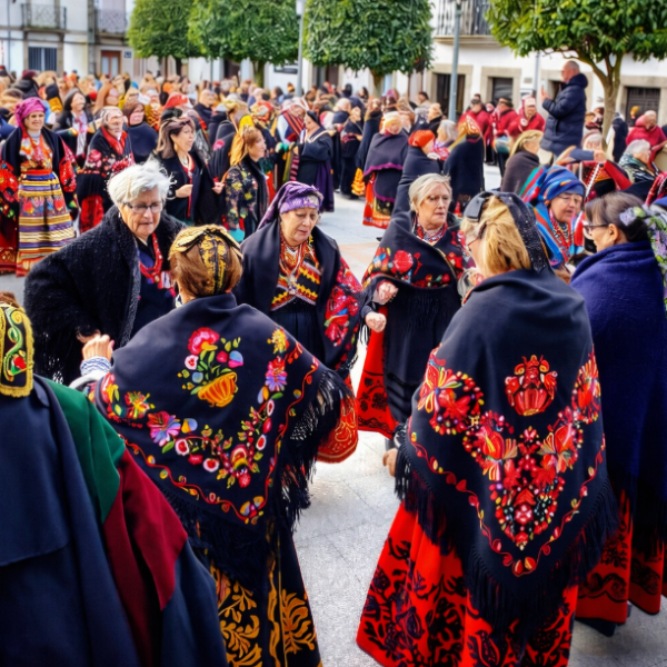 Las Águedas ya llenan la plaza de Bermillo