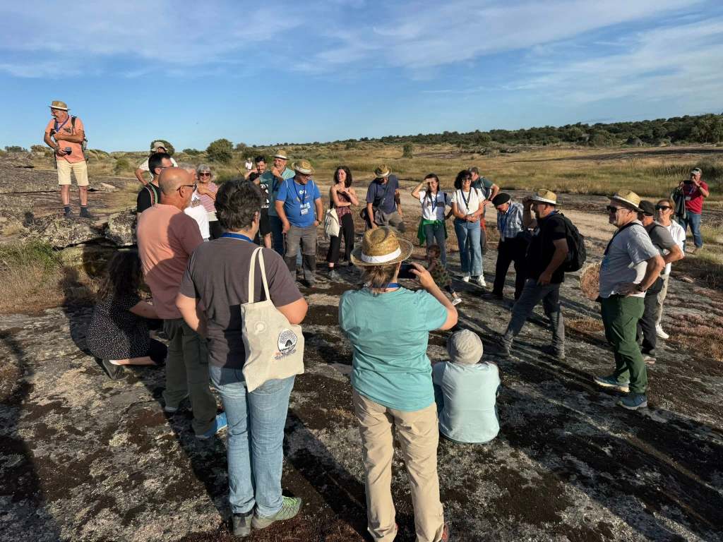 Visita de campo en las inmediaciones de Salce durante las Jornadas